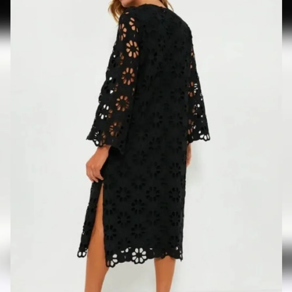 NWT Tuckernuck Noir Eyelet Hutton Dress - Picture 2 of 10